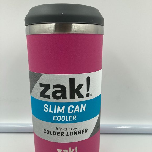 ZAK! 12 oz. Raspberry Slim Can Cooler - Picture 1 of 4